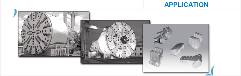 Tungsten carbide inserts for tunnel boring machine