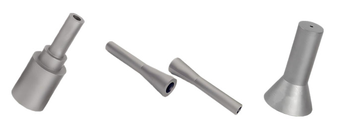 Tungsten carbide nozzle