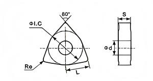 carbide insert drawing